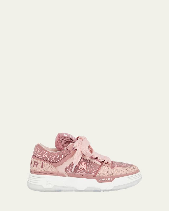 MA-1 Crystal Suede Skater Sneakers
